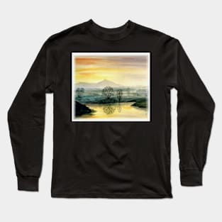 Bennachie tranquil reflections Long Sleeve T-Shirt